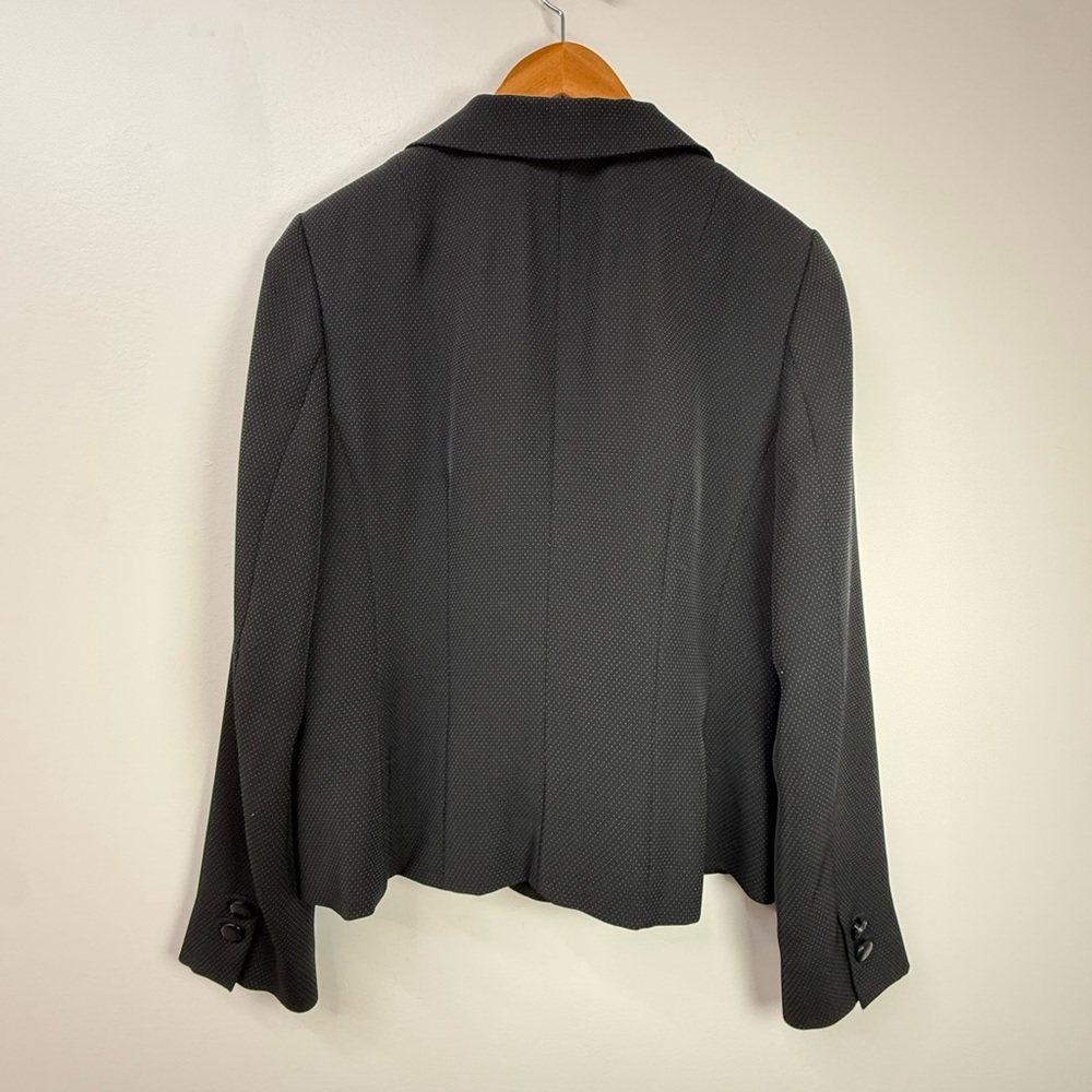 LOFT  Black Polka Dot Women's Blazer size 10P - Picture 4 of 9
